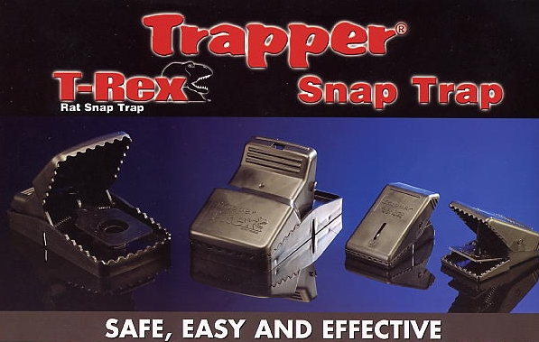 6 Trappeur T-Rex facile à mettre Trex Rat Control Snap Trap