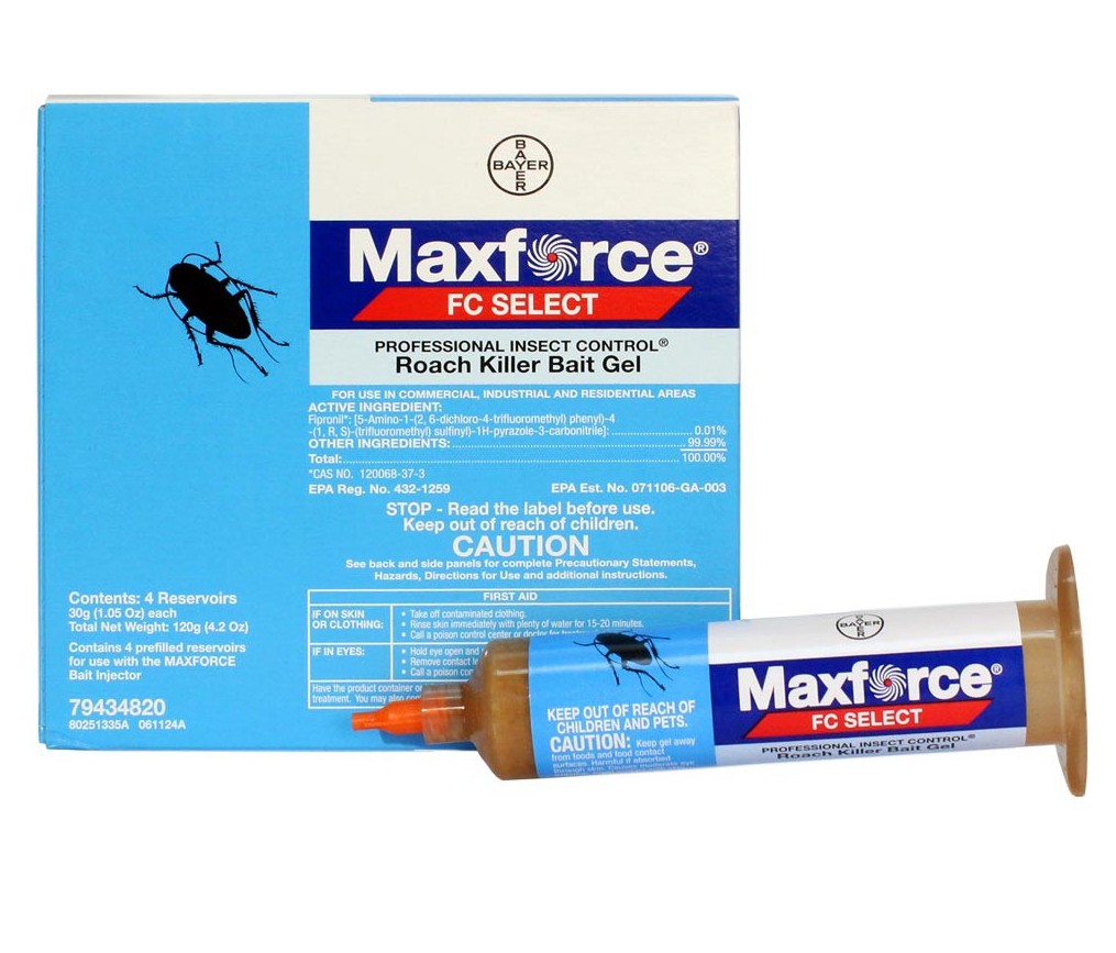 Maxforce FC Select Roach Bait Gel 4x30gm Syringe