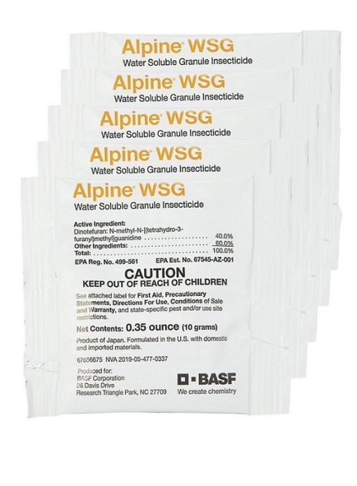 Alpine WSG 10 gram packets BASF