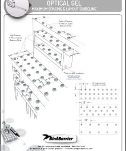 Alternative view of Optical Gel Bird Deterrent 24 pack
